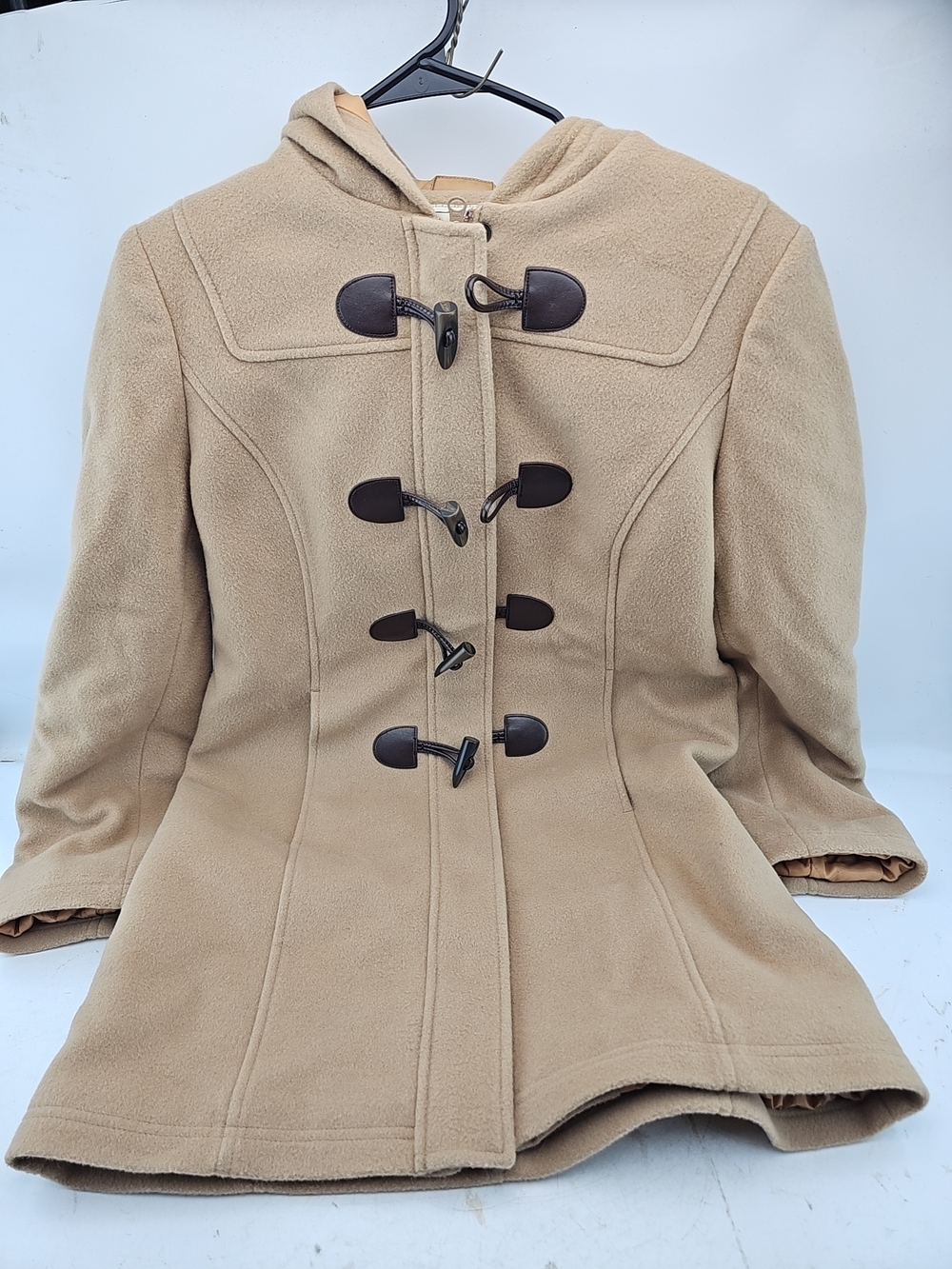 L.L.Bean Hooded Toggle Wool Coat